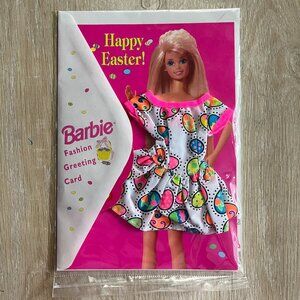 Collectible Barbie Fashion Outfit "Happy Easter"  Greeting Card